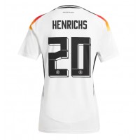 Camiseta Alemania Benjamin Henrichs #20 Primera Equipación para mujer Eurocopa 2024 manga corta